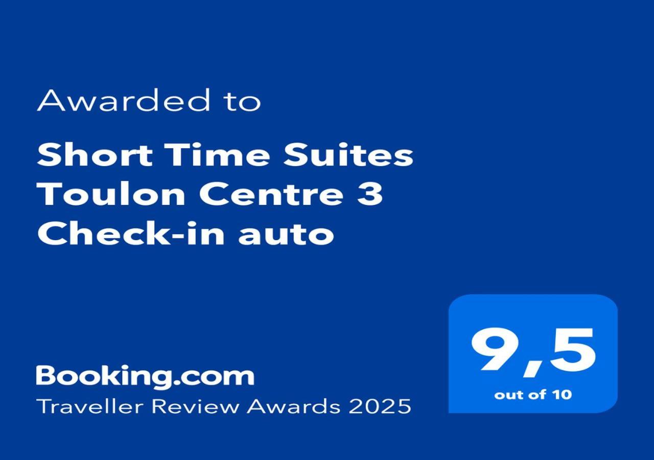Short Time Suites Toulon Centre 3 "Le Spot" Check-In Auto מראה חיצוני תמונה
